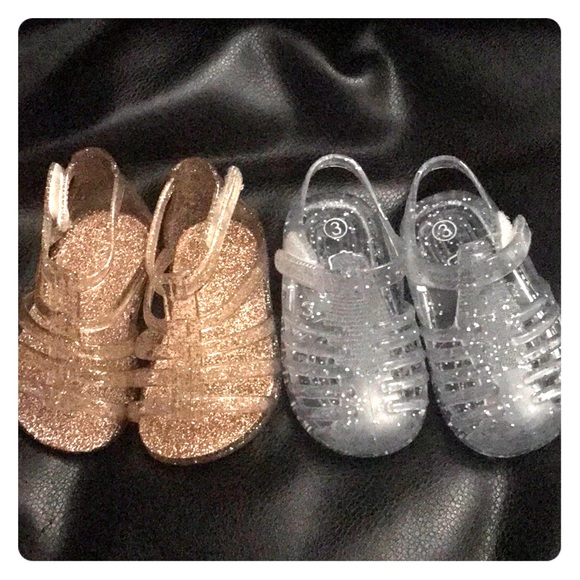 infant size 3 jelly shoes